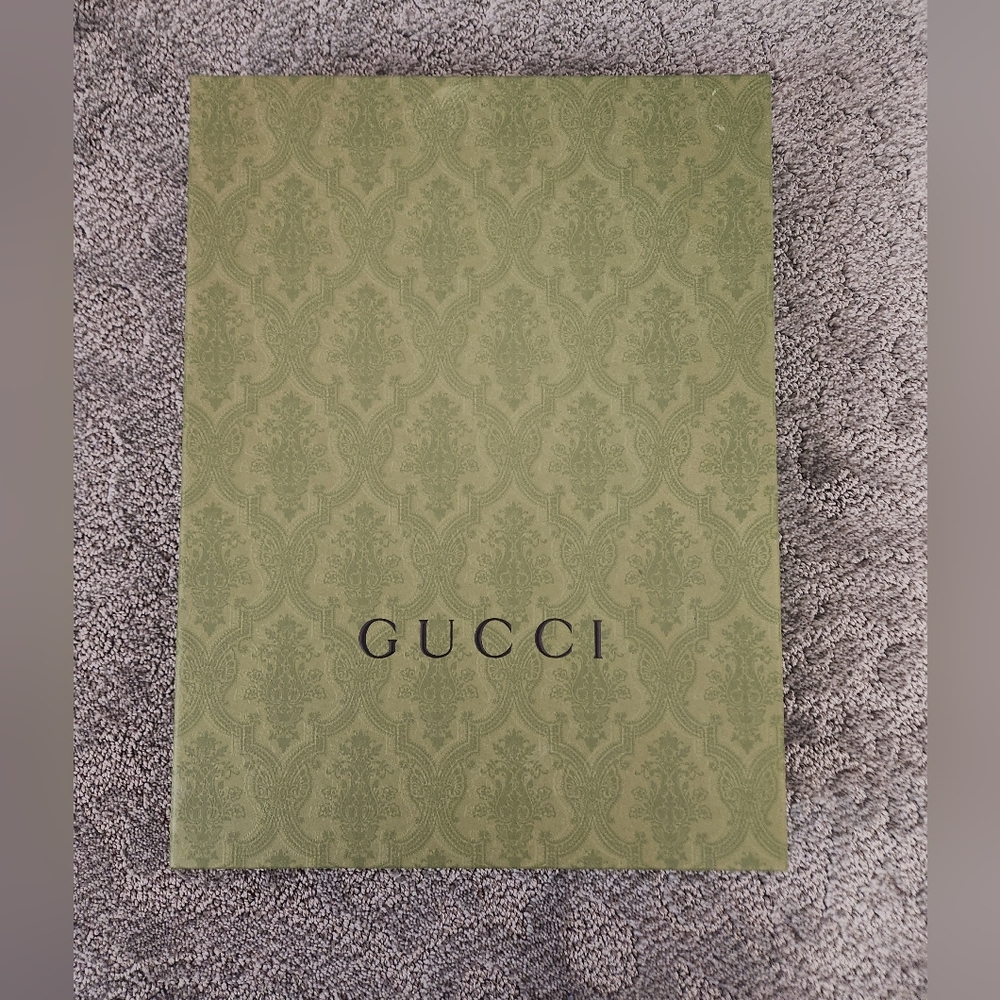 GUCCI Green Shirt Box W/ Tissue Paper
